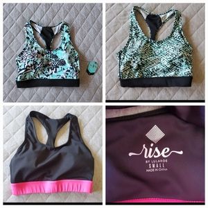LuLaRoe Rise Invincible Sports Bras Small